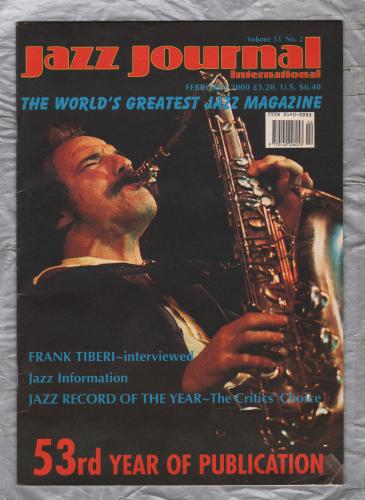 Jazz Journal International - Vol.53 No.2 - February 2000 - `Frank Tibieri - Interviewed` - Published By Jazz Journal Ltd