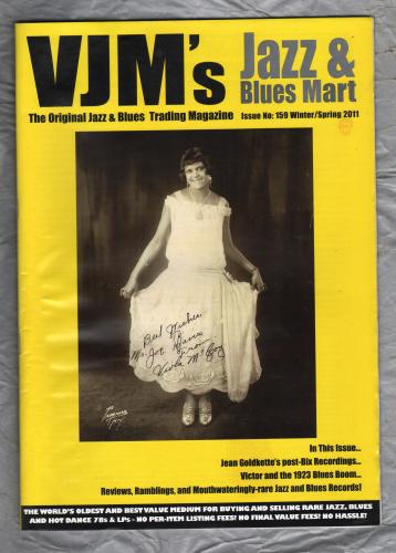 VJM`s Jazz & Blues Mart - Issue No.159 - Winter/Spring 2011 - `Victor and the 1923 Blues Boom` - Published By Russ Shor and Mark Berresford