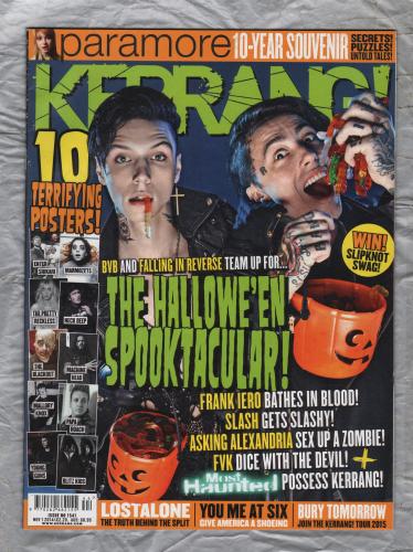 Kerrang! - Issue No.1541 - November 1st 2014 - `BVB and Falling In Reverse Team Up For....The Hallowe`en Spooktacular!` - Published By Bauer Consumer Media Ltd