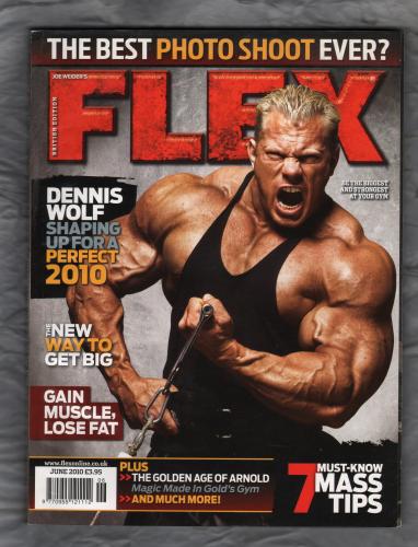 FLEX - British Edition - Vol.28 Issue No.3 - June 2010 - `Dennis Wolf, Shaping Up For A Perfect 2010` - Published by Pumpkin Press Inc