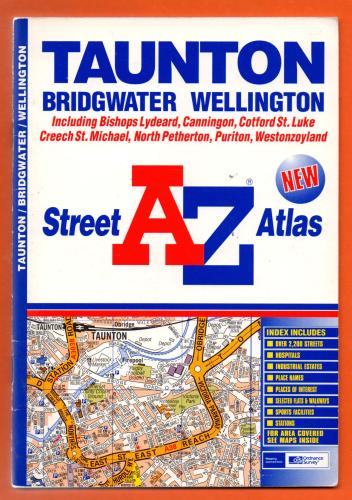 A-Z Street Atlas - `Taunton` - Edition 1 2002 - Georgian Publications - Softcover 