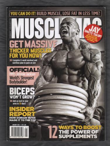 Musclemag International - Issue No.332 - January 2010 - `Official! MMI`s Johnnie Jackson. World`s Strongest Bodybuilder!` - Published by Tropicana Health & Fitness Ltd