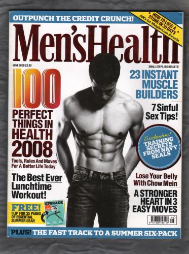Men`s Health - Vol.14 Issue No.5 - June 2008 - `23 Instant Muscle Builders` - Published by NatMag Rodale Ltd