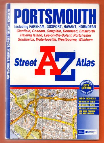 A-Z Street Atlas - `Portsmouth` - Edition 4 2001 - Georgian Publications - Softcover 