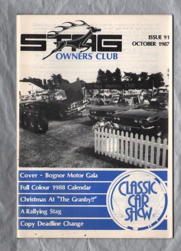 Stag Owners Club - Issue No.91 - October 1987 - `Technical Tips` - Published by The Stag Owners Club