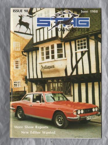Stag Owners Club - Issue No.98 - June 1988 - `Technical Tips` - Published by The Stag Owners Club