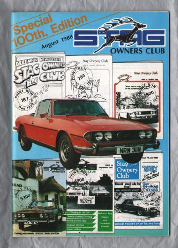 Stag Owners Club - Issue No.100 - August 1988 - `Stag Security` - Published by The Stag Owners Club