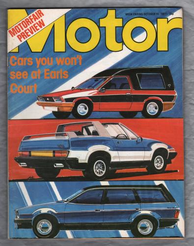 Motor Magazine - Vol.152 No.3913 - October 15th 1977 - `Road Test: BMW 728` - Published by IPC