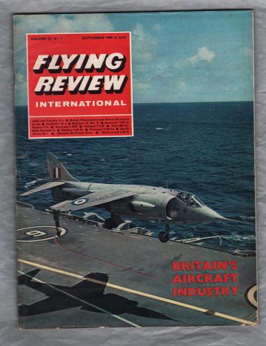 Flying Review International - Vol.22 No.1 - September 1966 - `Hell`s Angels Fly Again` - Published by Purnell & Sons Ltd