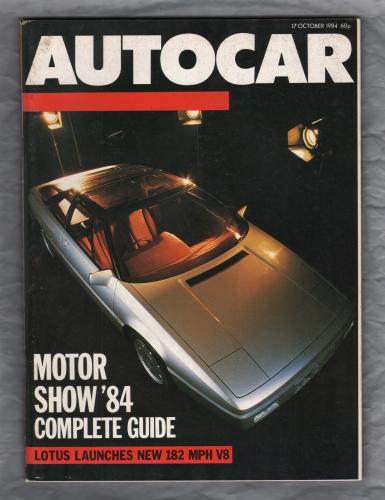 Autocar Magazine - Vol.162 No.2 (4580) - October 17th 1984 - `Autotests: Nissan Silvia Turbo and TVR 390SE` - Published by Haymarket