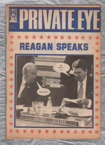 Private Eye - Issue No.596 - 19th October 1984 - `Reagan Speaks` - Pressdram Ltd