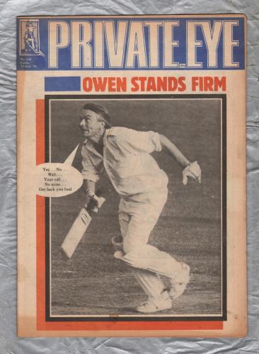 Private Eye - Issue No.646 - 19th September 1986 - `Owen Stands Firm` - Pressdram Ltd
