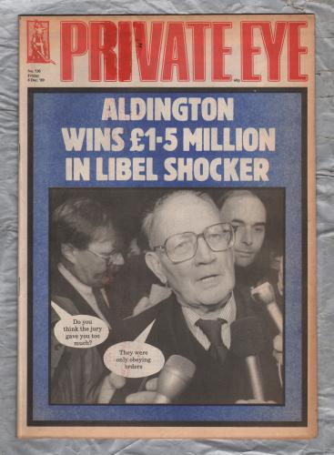 Private Eye - Issue No.730 - 8th December 1989 - `Aldington Wins Â£1.5 Million In Libel Shocker` - Pressdram Ltd