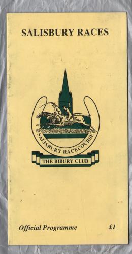 Salisbury Racecourse - Thursday 28th July 1994 - Flat Meeting