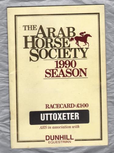 Uttoxeter Racecourse - Saturday 14th July 1990 - The Arab Horse Society - Flat Meeting