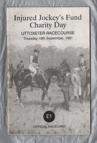 Uttoxeter Racecourse - Thursday 19th September 1991 - National Hunt Meeting