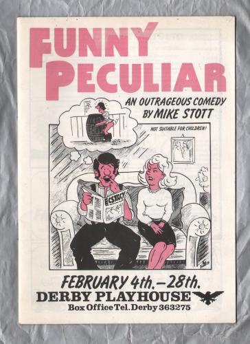 `Funny Peculiar` by Mike Stott - Directed by Warren Hooper - 4/28th February 1981 - Derby Playhouse, Derby
