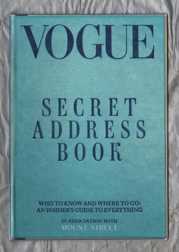 Vogue - `Secret Address Book` - 2017 - 44 Pages - The Conde Nast Publications Ltd