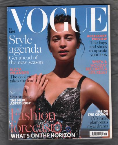 Vogue - August 2016 - 182 Pages - Alicia Vikander Cover - The Conde Nast Publications Ltd