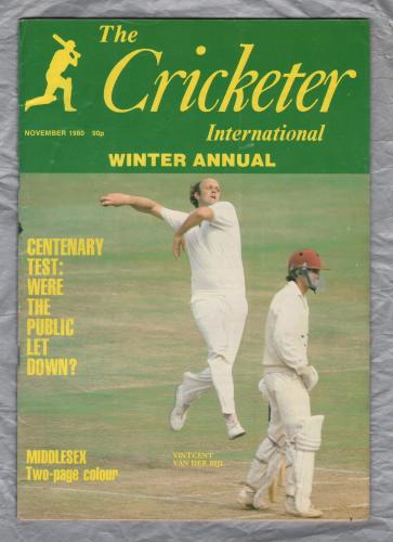 The Cricketer International - Vol.61 No.11 - November 1980 - `Diary of Alec Bedser` - Published by The Cricketer