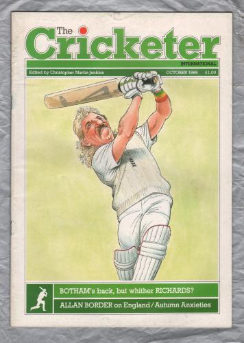 The Cricketer International - Vol.67 No.10 - October 1986 - `100 Years of Scarborough Cricket` - Published by The Cricketer