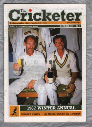 The Cricketer International - Vol.68 No.11 - November 1987 - `Malcolm Marshall: The Deadly Marksman` - Published by The Cricketer
