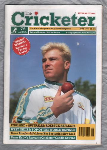 The Cricketer International - Vol.74 No.6 - June 1993 - `Shane Warne: On A Wave Of Leg Spin` - Published by Sporting Magazines & Publishers Ltd