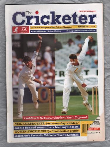 The Cricketer International - Vol.74 No.8 - August 1993 - `Neil Fairbrother: An Independant Man` - Published by Sporting Magazines & Publishers Ltd