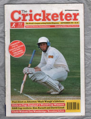 The Cricketer International - Vol.74 No.9 - September 1993 - `Mike Atherton: Born to Lead` - Published by Sporting Magazines & Publishers Ltd