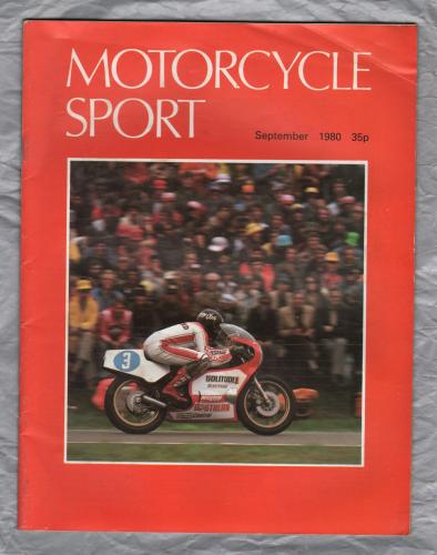Motorcycle Sport Magazine - Vol.21 No.9 - September 1980 - `Best-Seller: Honda 250` - Published by Ravenhill Publishing Co Ltd