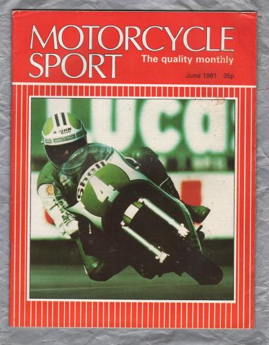 Motorcycle Sport Magazine - Vol.22 No.6 - June 1981 - `Yamaha XT500` - Published by Ravenhill Publishing Co Ltd