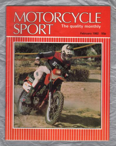 Motorcycle Sport Magazine - Vol.23 No.2 - February 1982 - `The CB250RS` - Published by Ravenhill Publishing Co Ltd