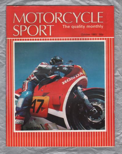 Motorcycle Sport Magazine - Vol.24 No.10 - October 1983 - `Shopping for a 750: BMW R80ST` - Published by Ravenhill Publishing Co Ltd