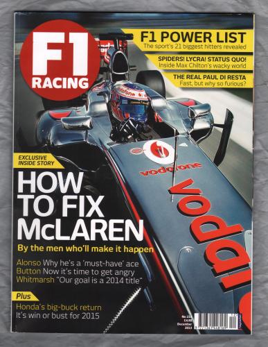 F1 Racing - No.214 - December 2013 - `How To Fix McLaren` - A Haymarket Publication