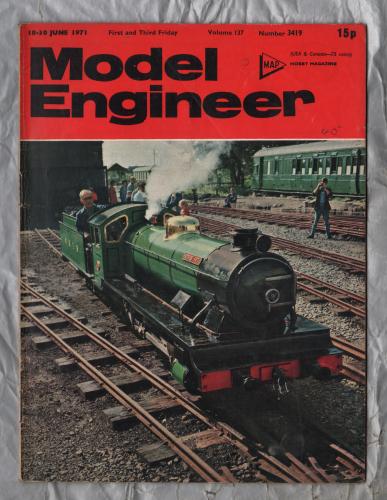 Model Engineer - Vol.137 No.3419 - 18-30 June 1971 - `Notes on Boiler Construction` - Published by M.A.P. Ltd