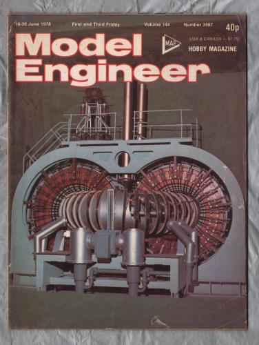 Model Engineer - Vol.144 No.3587 - 16-30 June 1978 - `Etching Name Plates` - Published by M.A.P. Ltd