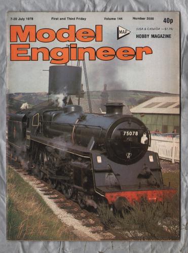 Model Engineer - Vol.144 No.3588 - 7-20 July 1978 - `Piston Drop Valve Engine` - Published by M.A.P. Ltd