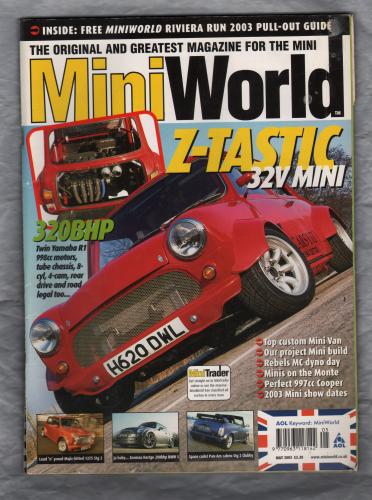 Mini World Magazine - August 2003 - `MCR Rally Minis Tested` - Published by Country and Leisure Media Ltd