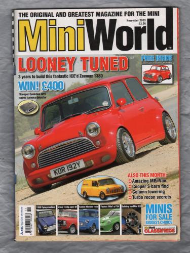 Mini World Magazine - November 2005 - `Turbo Recon Secrets` - Published by Country and Leisure Media Ltd