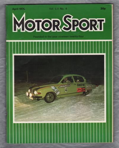 MotorSport - Vol.L11 No.4 - April 1976 - `Jaguar Returns To Racing` - Published by Motor Sport Magazines Ltd