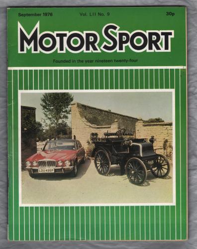 MotorSport - Vol.L11 No.9 - September 1976 - `Ferrari and Formula 1` - Published by Motor Sport Magazines Ltd