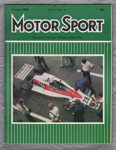 MotorSport - Vol.L11 No.10 - October 1976 - `2-Litre Lancia Beta HPE and Coupe` - Published by Motor Sport Magazines Ltd