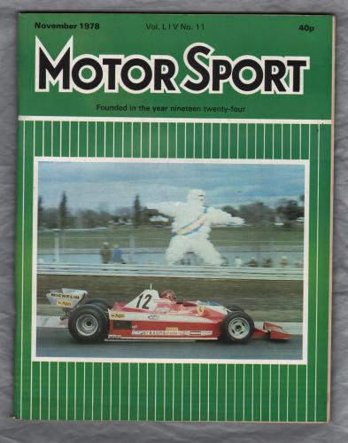 MotorSport - Vol.LlV No.11 - November 1978 - `Road Test: The Ford Cortina Ghia 2.3 V6 Estate` - Published by Motor Sport Magazines Ltd