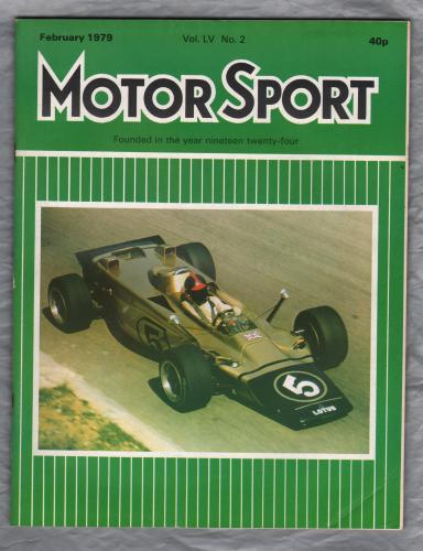 MotorSport - Vol.LV No.2 - February 1979 - `Sir Jack Brabham` - Published by Motor Sport Magazines Ltd