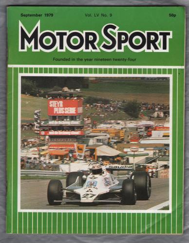 MotorSport - Vol.LV No.9 - September 1979 - `Formula One Trend of Design: Rear Brakes` - Published by Motor Sport Magazines Ltd