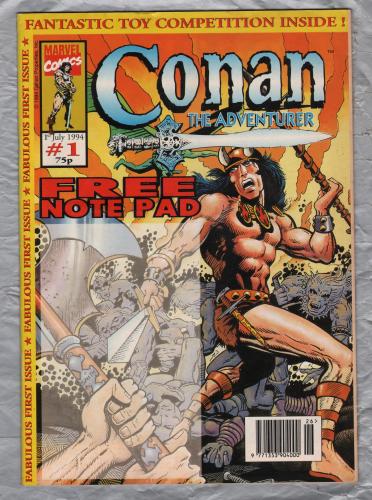 Conan The Adventurer - No.1 - 1st July 1994 - `The Coming of Conan` - Published by Marvel Comics