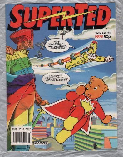 Superted - No.8 - 16th June 1990 - `Superted in The Colour-Snatcher!` - Published by Marvel Comics