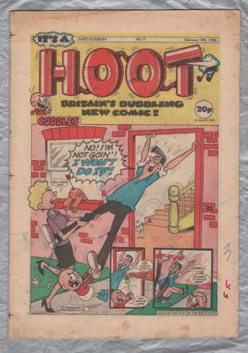 It`s A HOOT - No.17 - 15th February 1986 - `Cuddles` - Published By D.C.Thompson & Co. Ltd