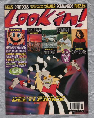 Look In - No.49 - 7th December 1991 - `Galaxy High School` - Published by IPC Magazines