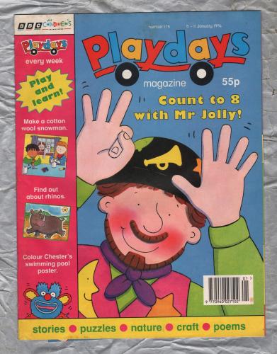 Playdays Magazine - No.178 - 5-11 January 1994 - `Craft-Snowman` - Published by BBC Magazines